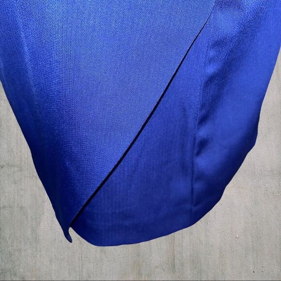 BCNU Blue Lined Mini Skirt - Picture 5 of 7